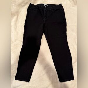 Lane Bryant Women's Classic Black Skinny Jeans